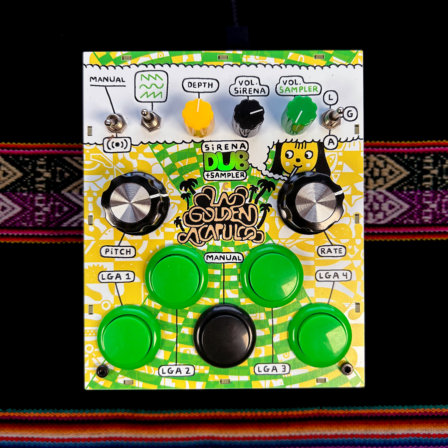 La Golden Acapulco Dub siren and sampler